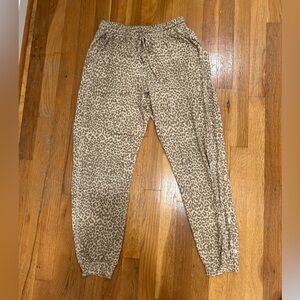 Cheetah joggers
